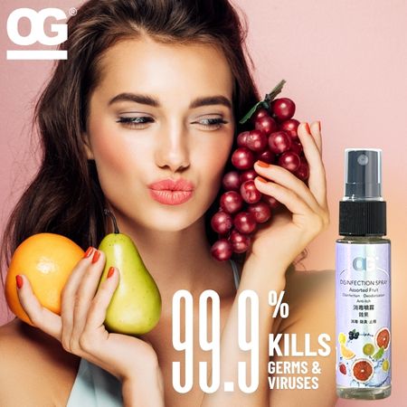 OG Assorted Fruit Disinfectant Sanitizer Spray - 35ML