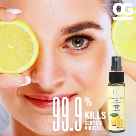 LEMON DISINFECTANT SANITIZER SPRAY - 35ML