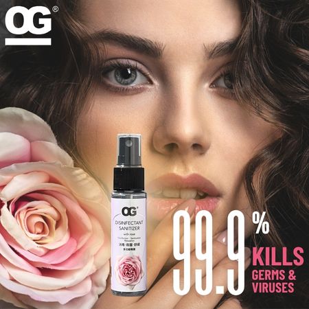 ROSE DISINFECTANT SANITIZER SPRAY - 35ML