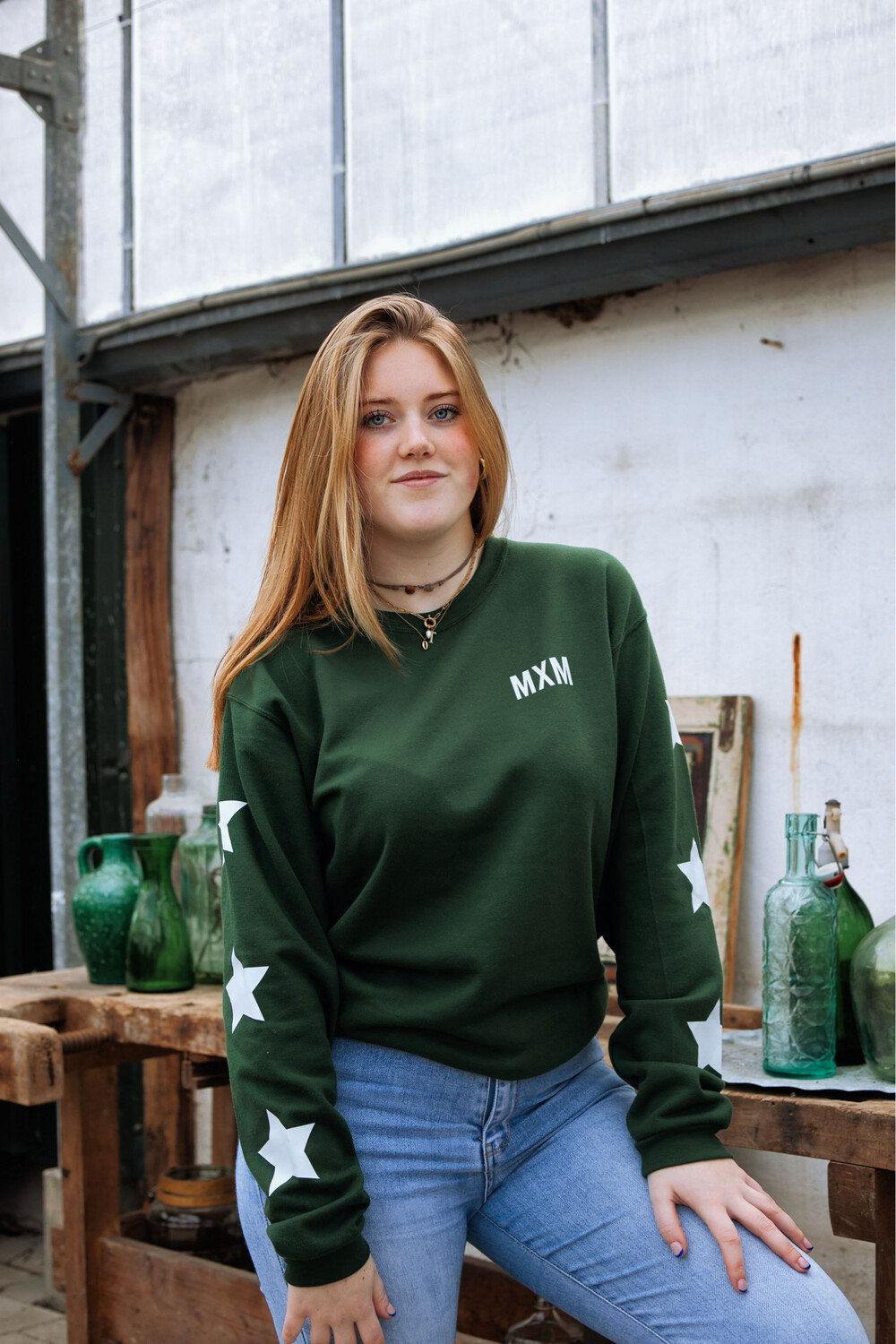 SPECIALE EDITIE De Groene Noor Sweater Met Wit