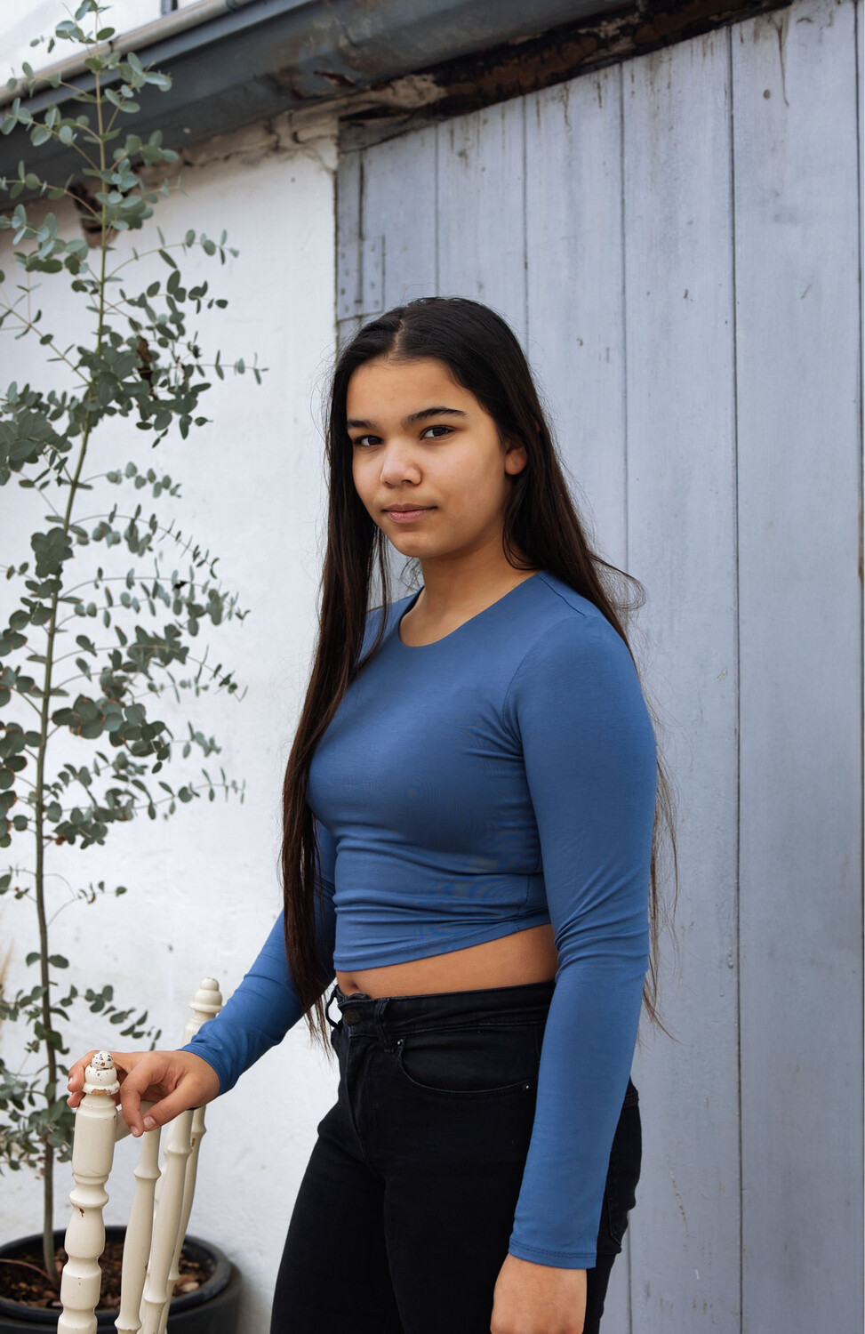 Leela Top Dark Denim