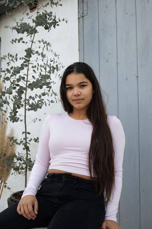 Leela Top Baby Pink