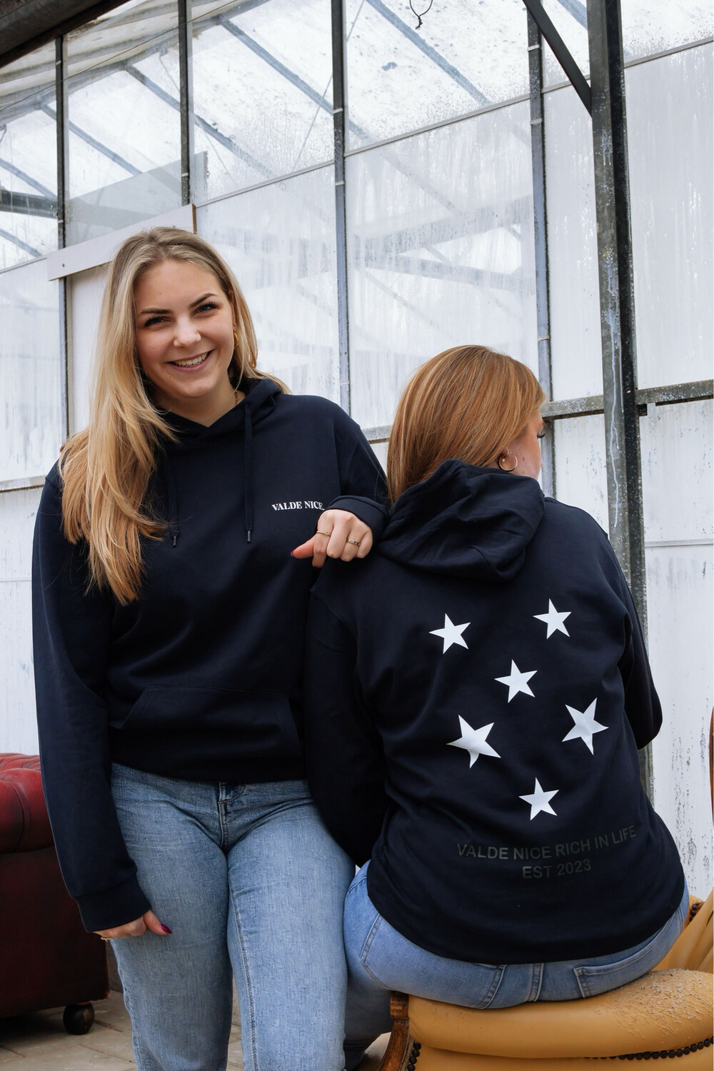 HOODIE navy star valde nice