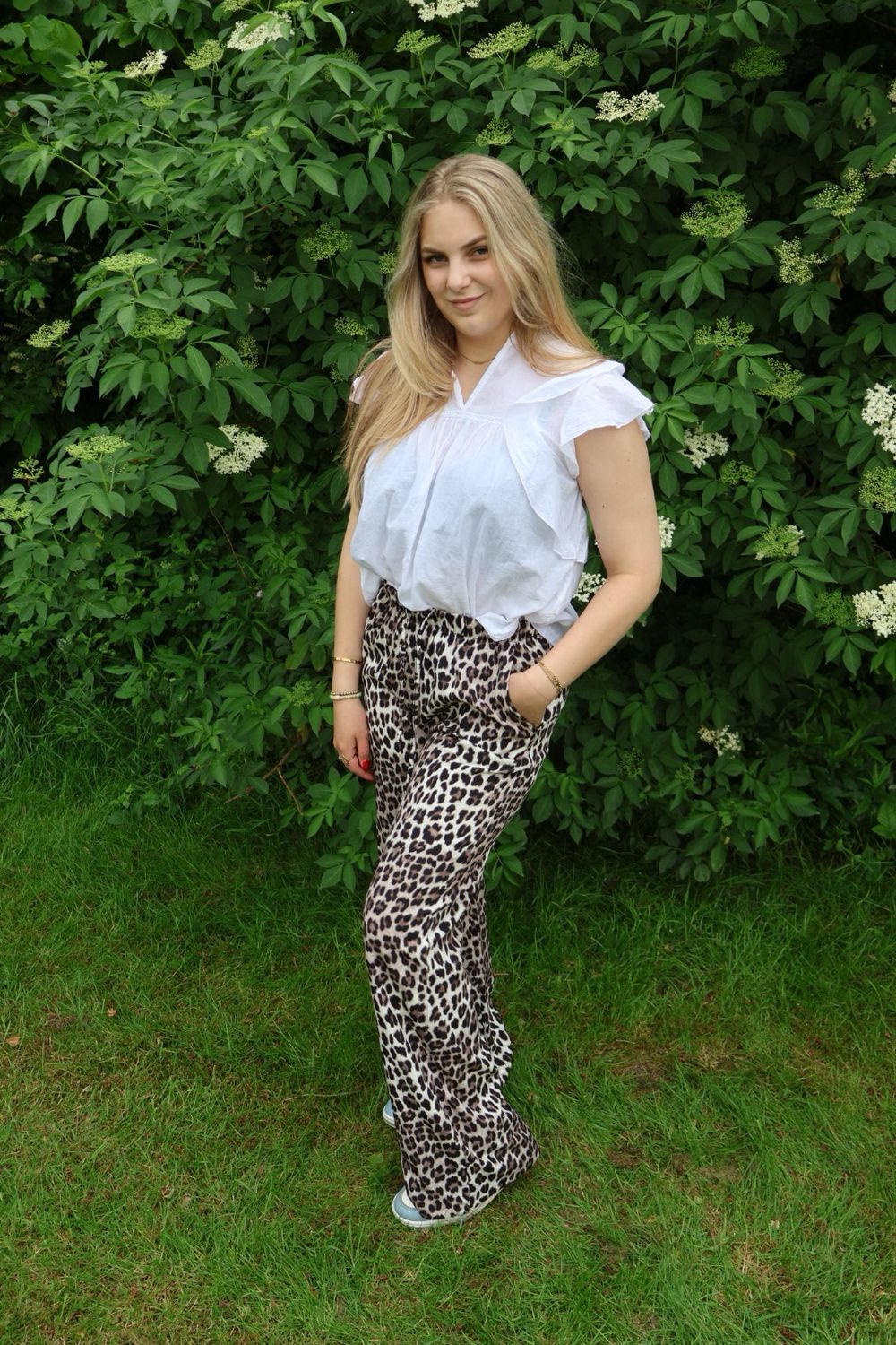 Mia leopard pants