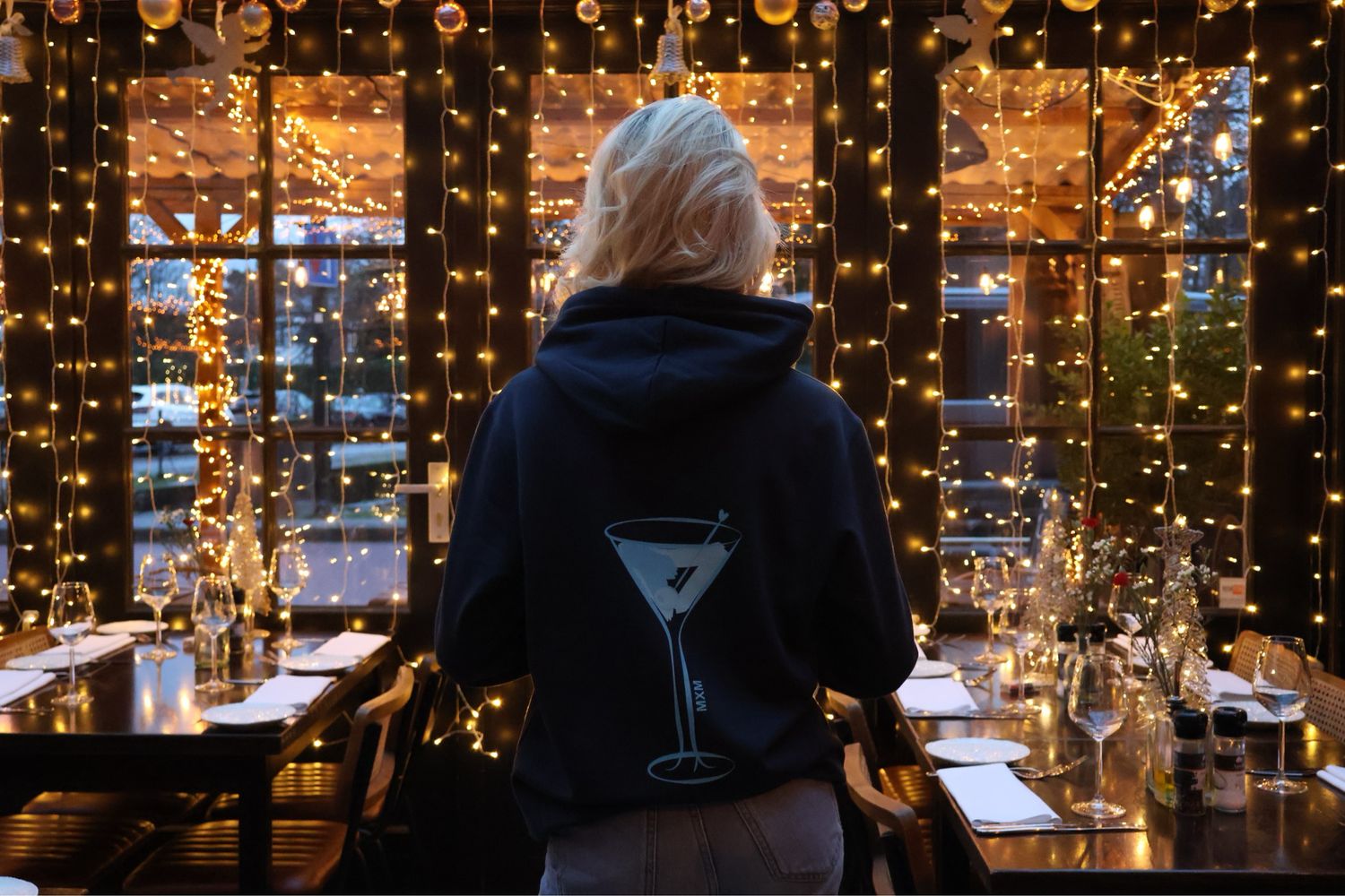 BLUE MARTINI HOODIE navy