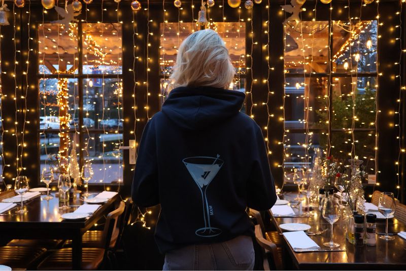 BLUE MARTINI HOODIE navy