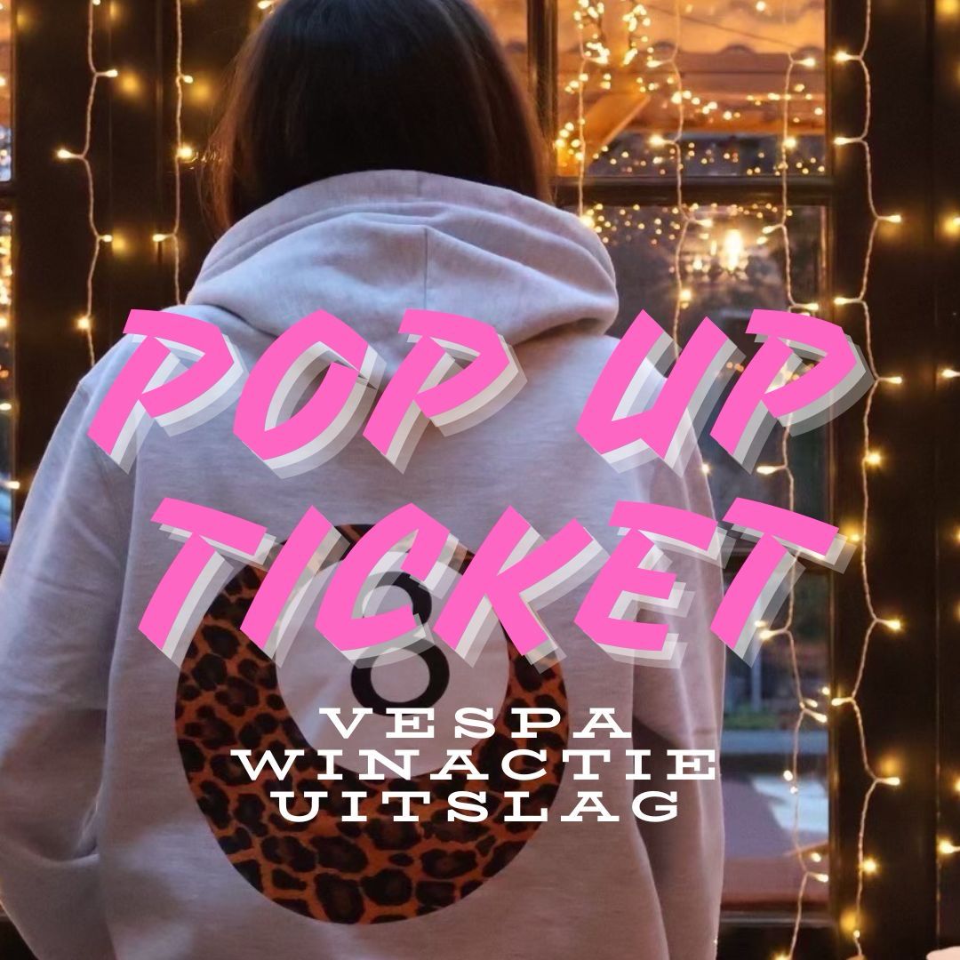 POP UP STORE VESPA WINACTIE TICKET