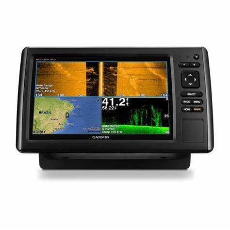 Garmin 92 SV completo di trasduttore  UHD side vu, CLEARVU e CHIRP