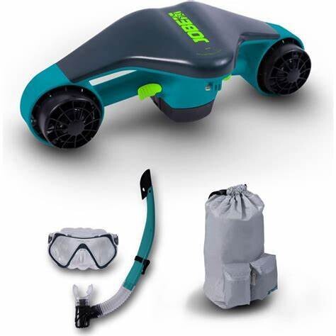 Pack Sea Scooter Jobe Infinity con sacca, maschera e snorkel.