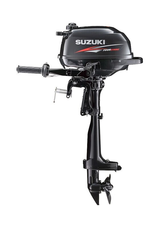 Fuoribordo Suzuki DF 2,5 albero corto colore nero.
