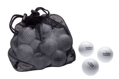 Golfball Champion, 2-Piece Ball, 432 Dimples, Netz mit 25 Golfbällen