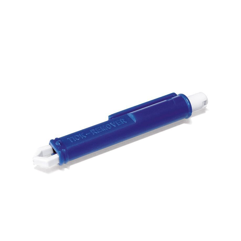 Zeckenzange blau