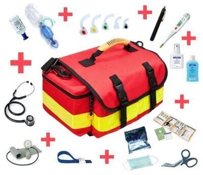 Notfalltasche, Erste Hilfe Tasche, small gefüllt mit Eco-advance Füllung