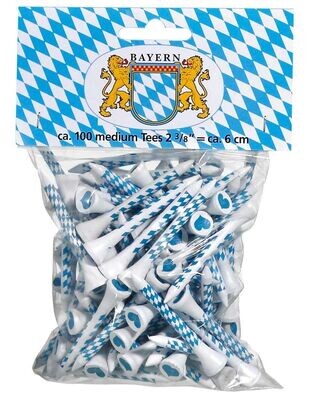 Bayern Holz Tees 2 3/8", Packung mit 100 Stück