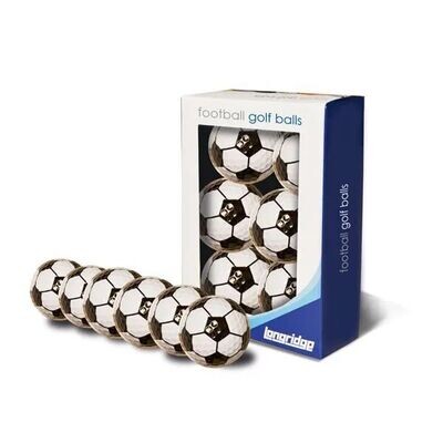 Longridge Football Golf Balls, Fußball Golfbälle - Set mit 6 Stück