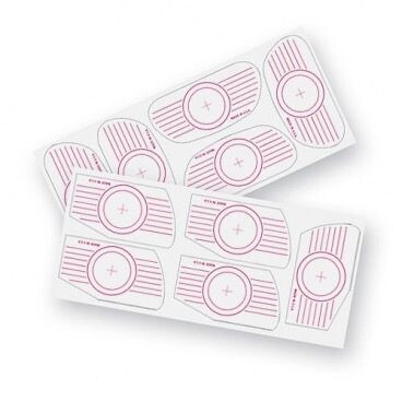 Impact Labels. Schlagabdruck Sticker für Golfschläger, Eisen, Driver