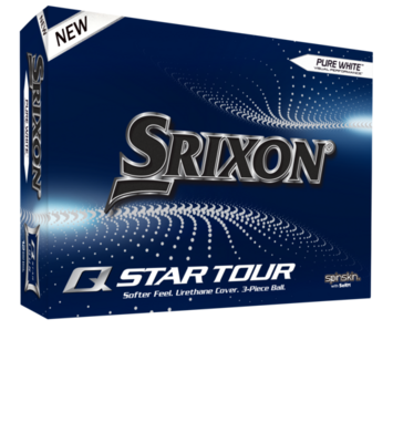 Srixon Q-Star Tour Golfbälle, Dtz. 12 Stück, Farbe weiß