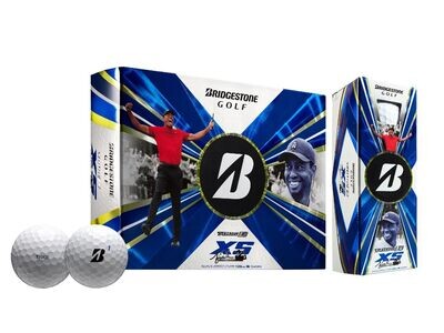 Bridgestone 2022 Tour B XS Tiger Edition Golfball, Tiger Woods, Dtz. 12 Stück