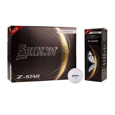 Srixon Zstar Golfball mit ihrem Logo Druck