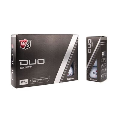 Wilson Duo Soft Golfball mit ihrem Logo Druck