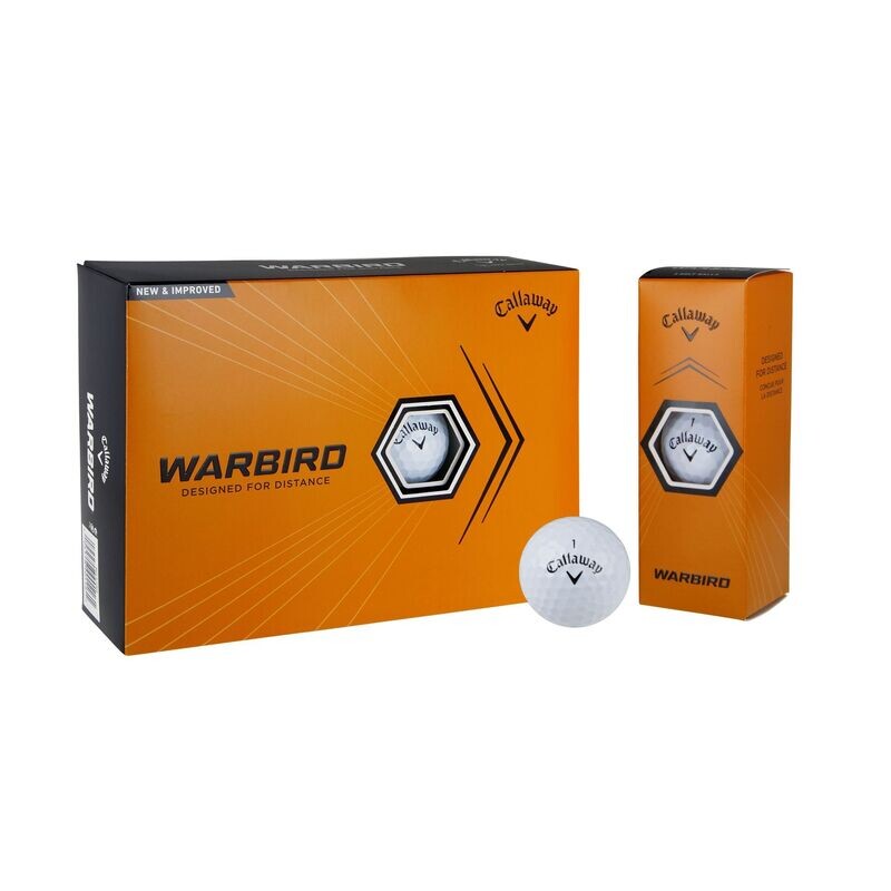 Callaway Warbird Golfball mit ihrem Logo Druck