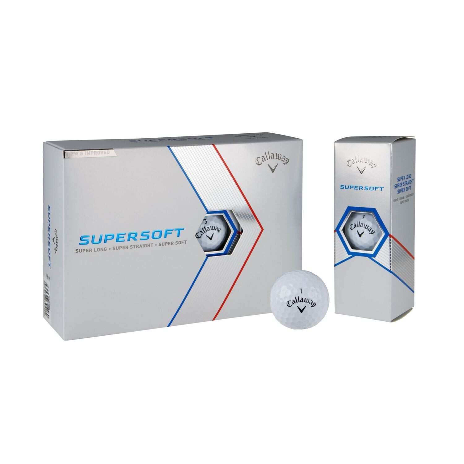 Callaway Super soft Golfball mit ihrem Logo Druck
