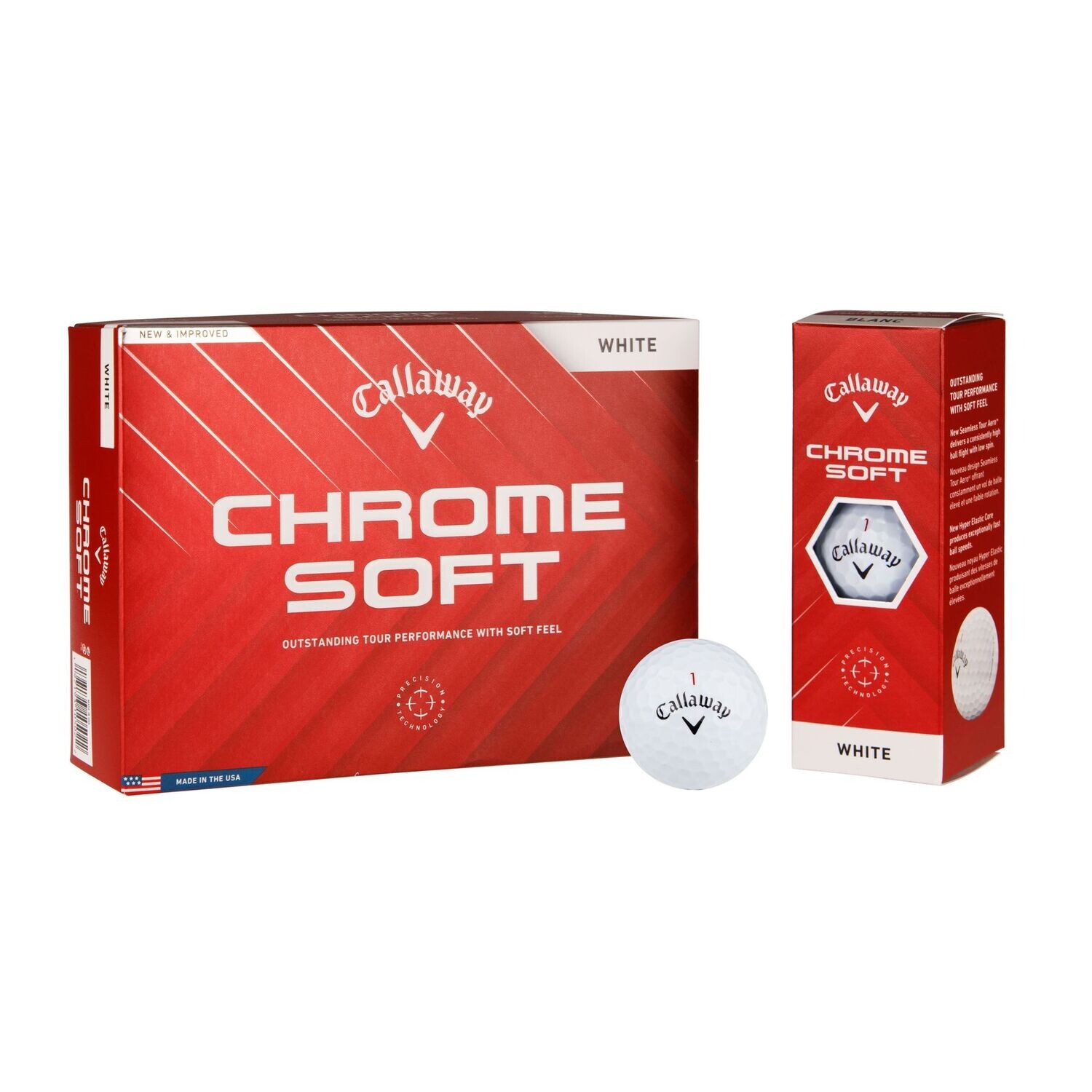 Callaway Chrome Soft 20 mit ihrem Logo Druck