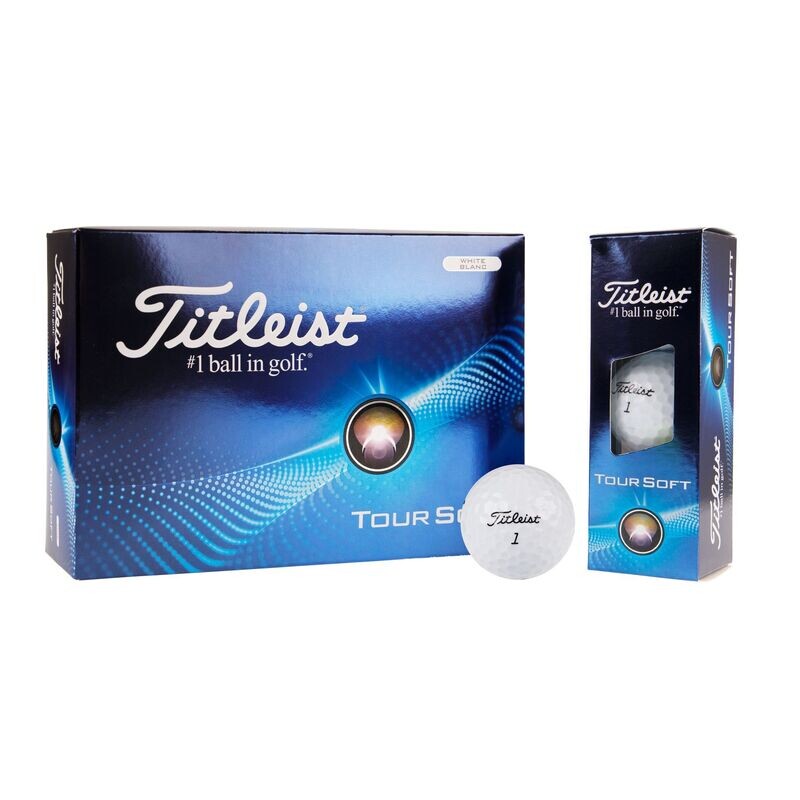 Titleist Tour Soft mit ihrem Logo Druck