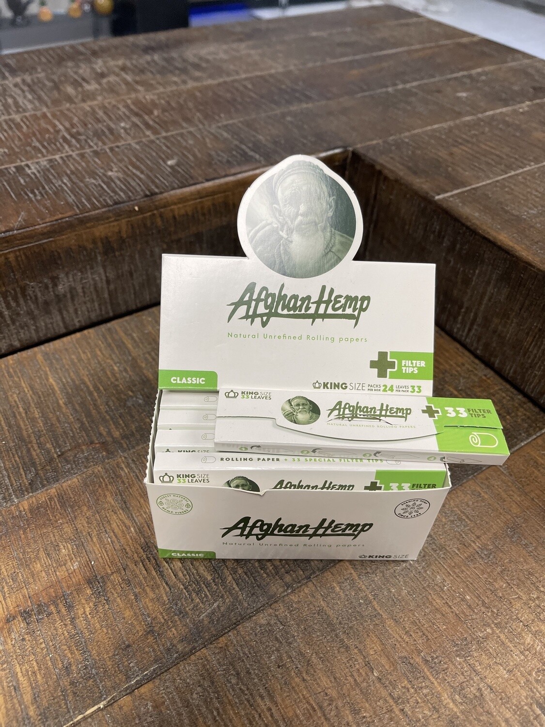 Afghan Hemp Rolling papers (Natural/King Size)