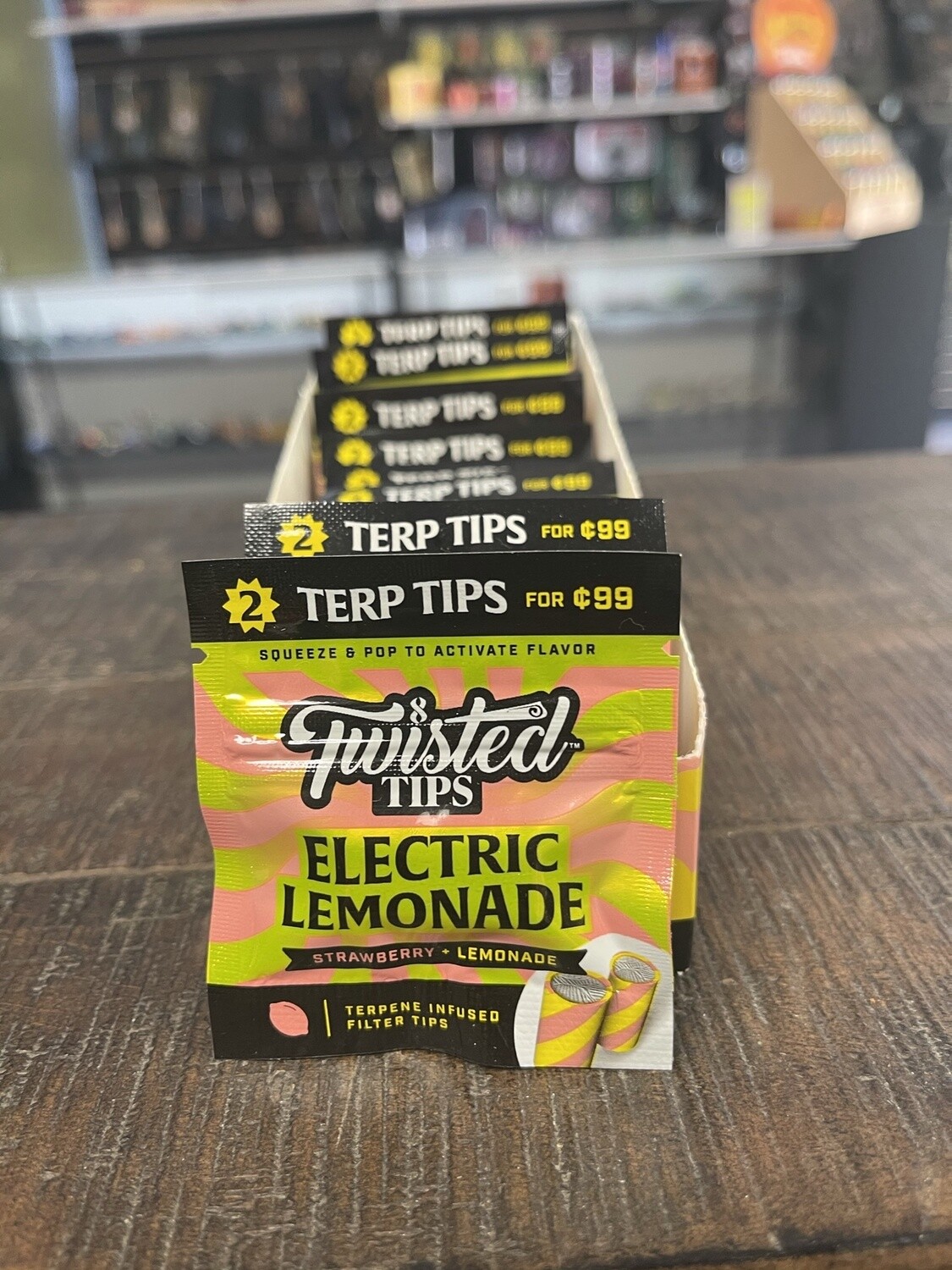 Twisted Tips (24ct), flavor: Electric Lemonade