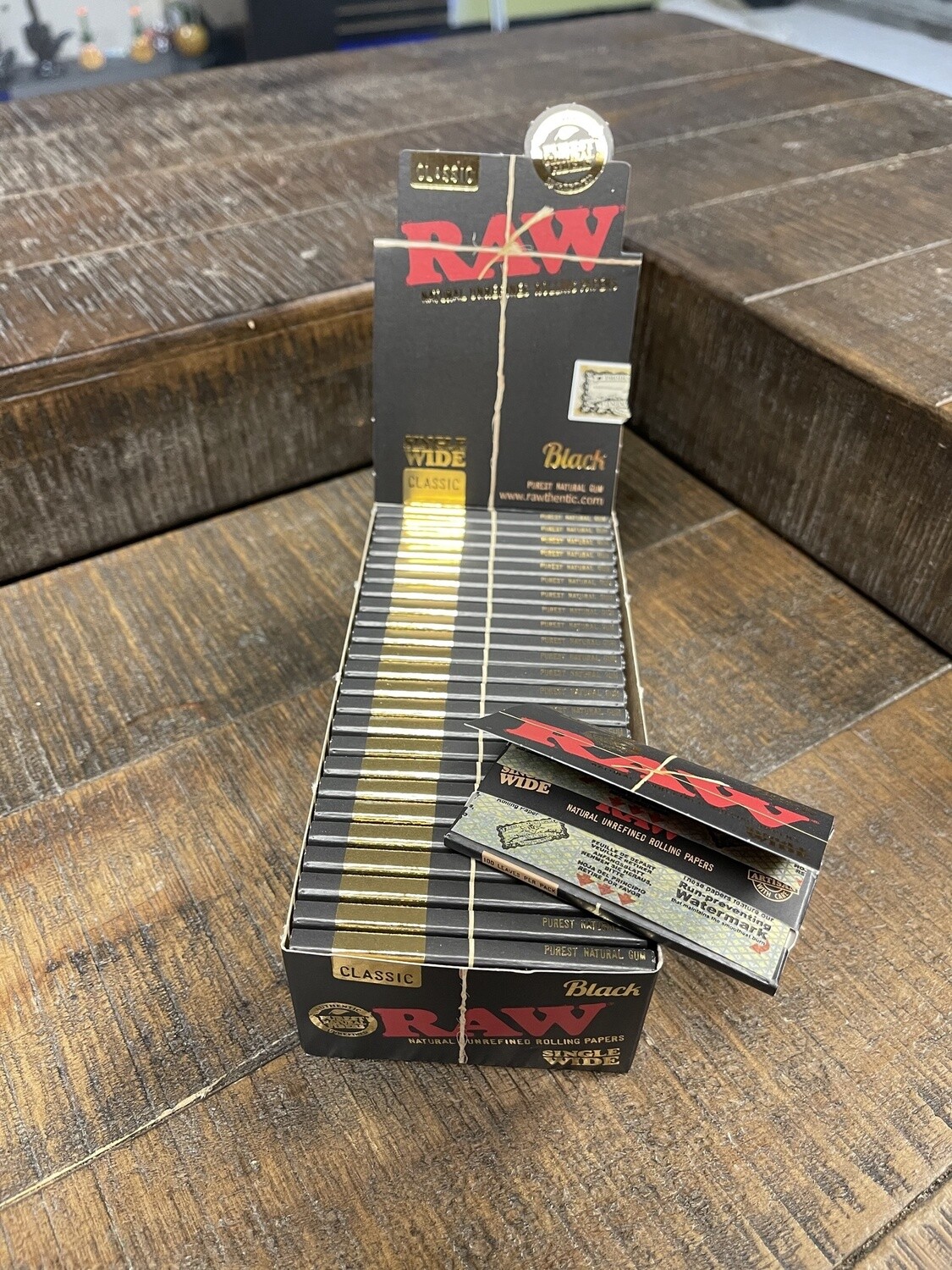 RAW Single Wide (BLACK)