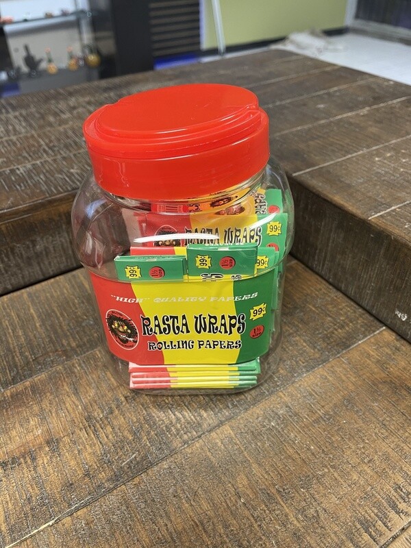 Rasta Wraps Rolling Papers (1/14)