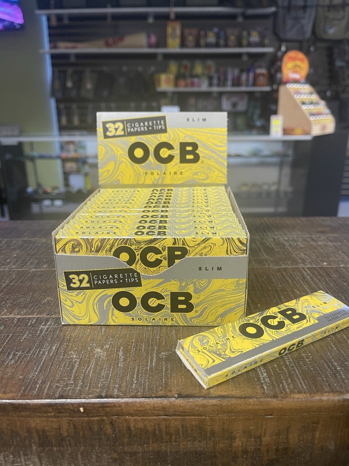 OCB Solaire Rolling Papers King Size Slim