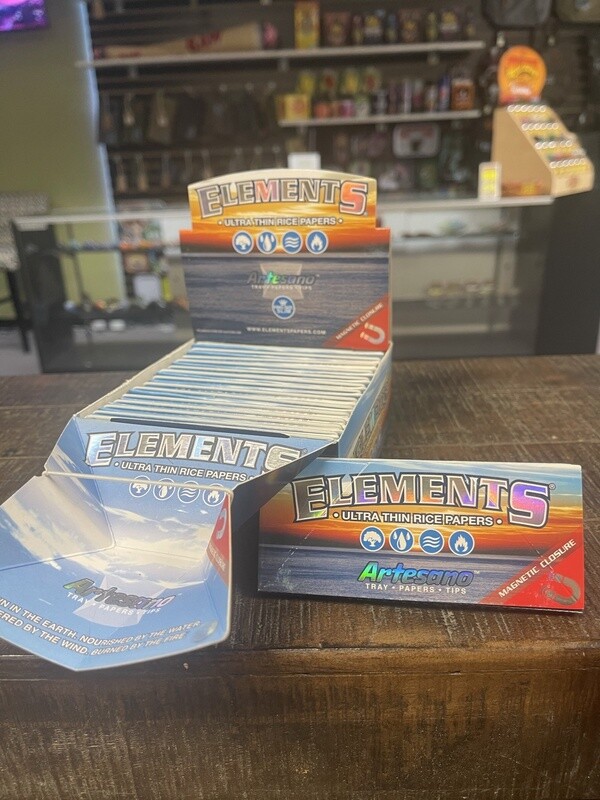 Element Ultra Thin Rice Papers ARTESANO (King Slim)