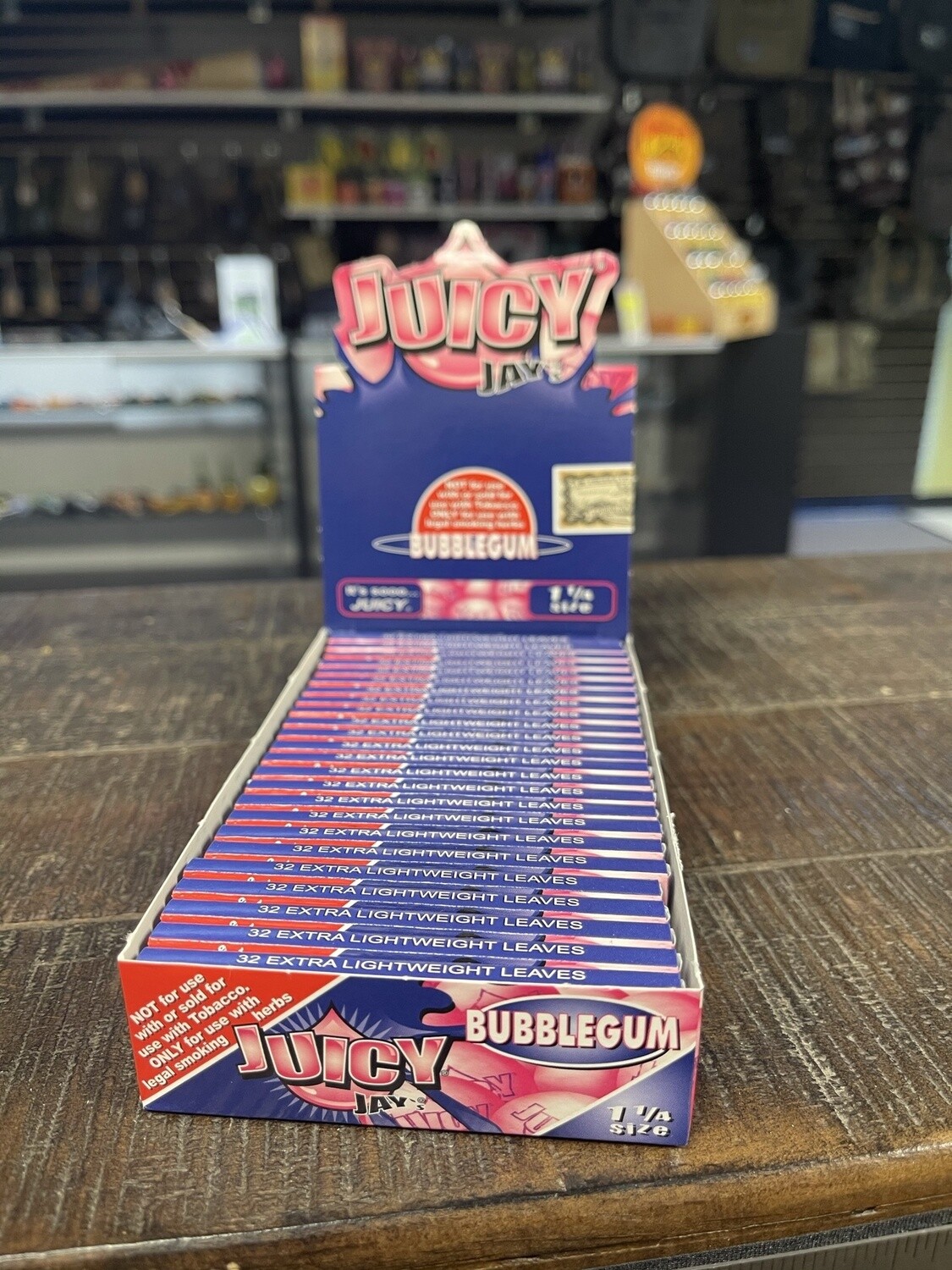 Juicy J&#39;s Hemp Rolling Papers, flavor: Bubble Gum
