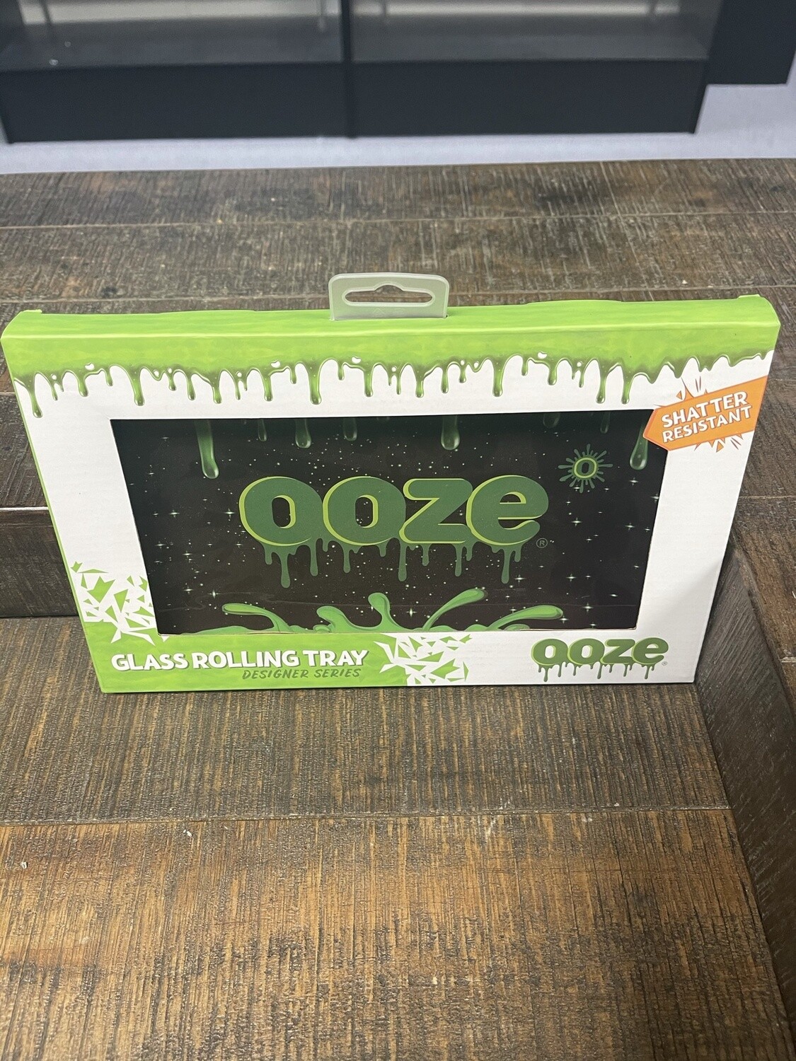 Ooze Shatter Resistant Glass Rolling Tray (Medium), Type: OozeVille