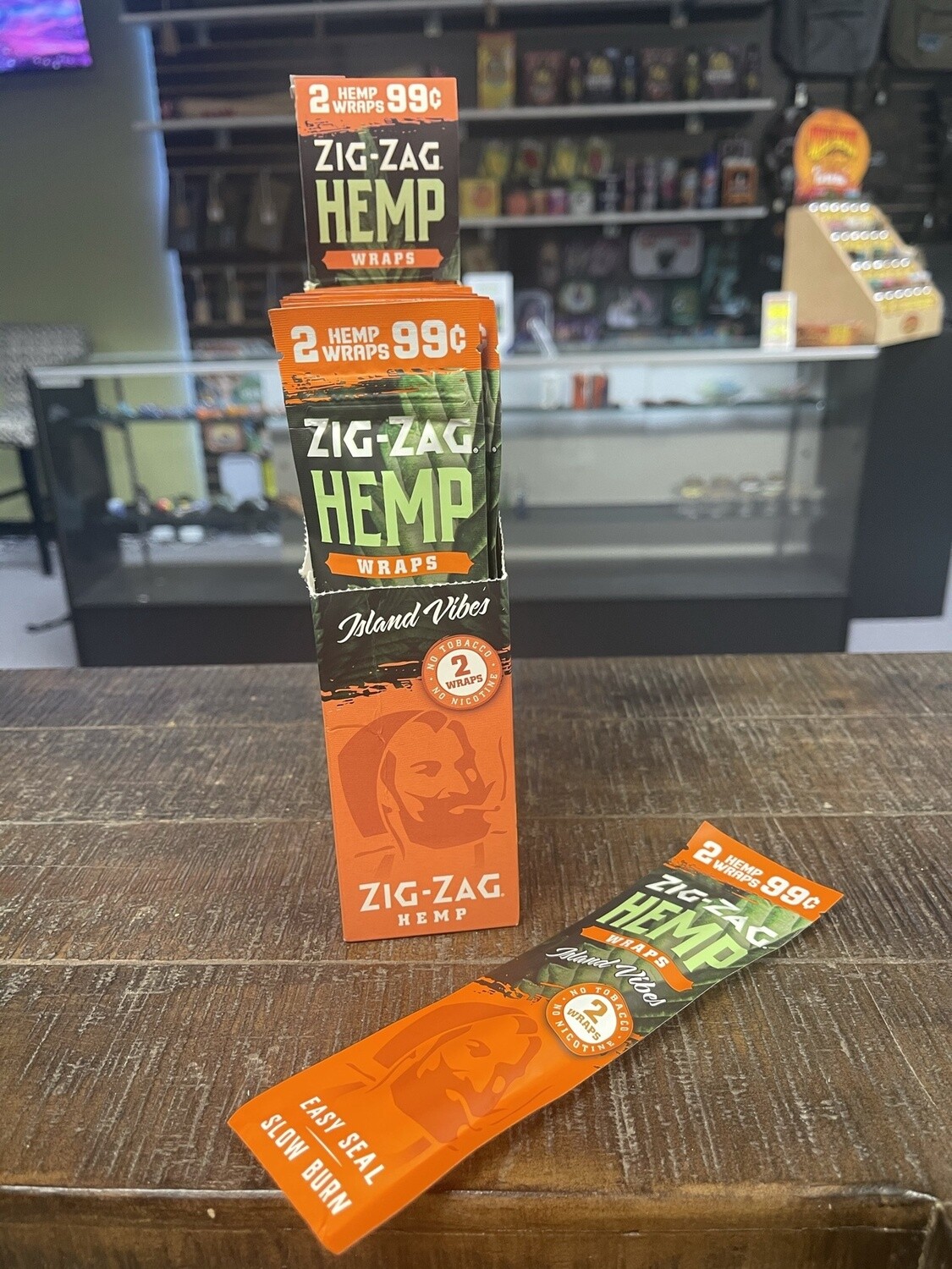 Zig Zag Hemp Wraps, flavor: Island Vibes