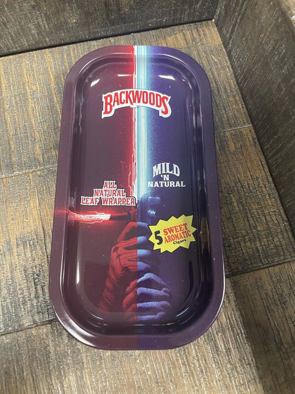Backwoods Light Saber Rolling Tray W/Lid (Small)