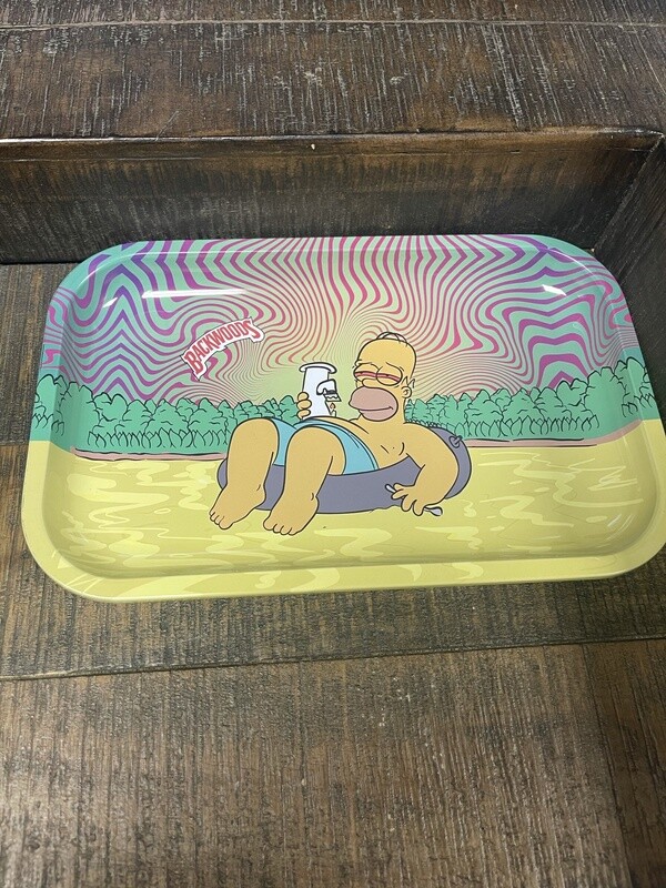 Homer Chillin&#39; Rolling Tray W/Lid (Large)