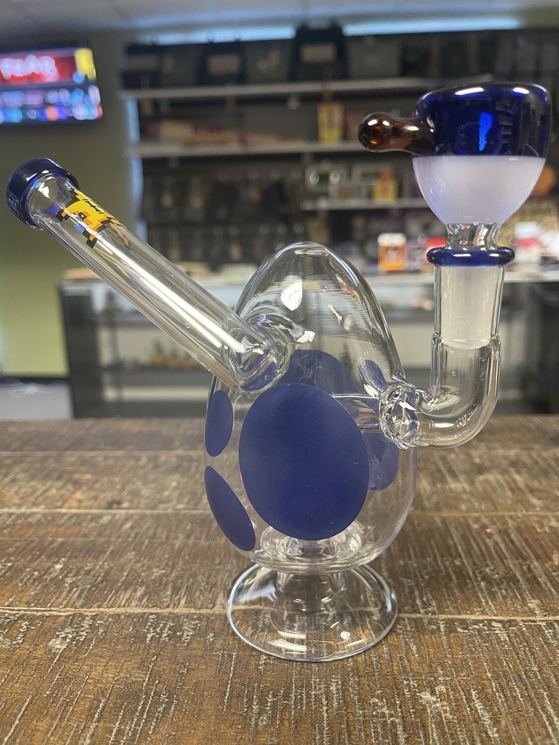 Hemper Spotted Egg Water Bubbler 6&quot;