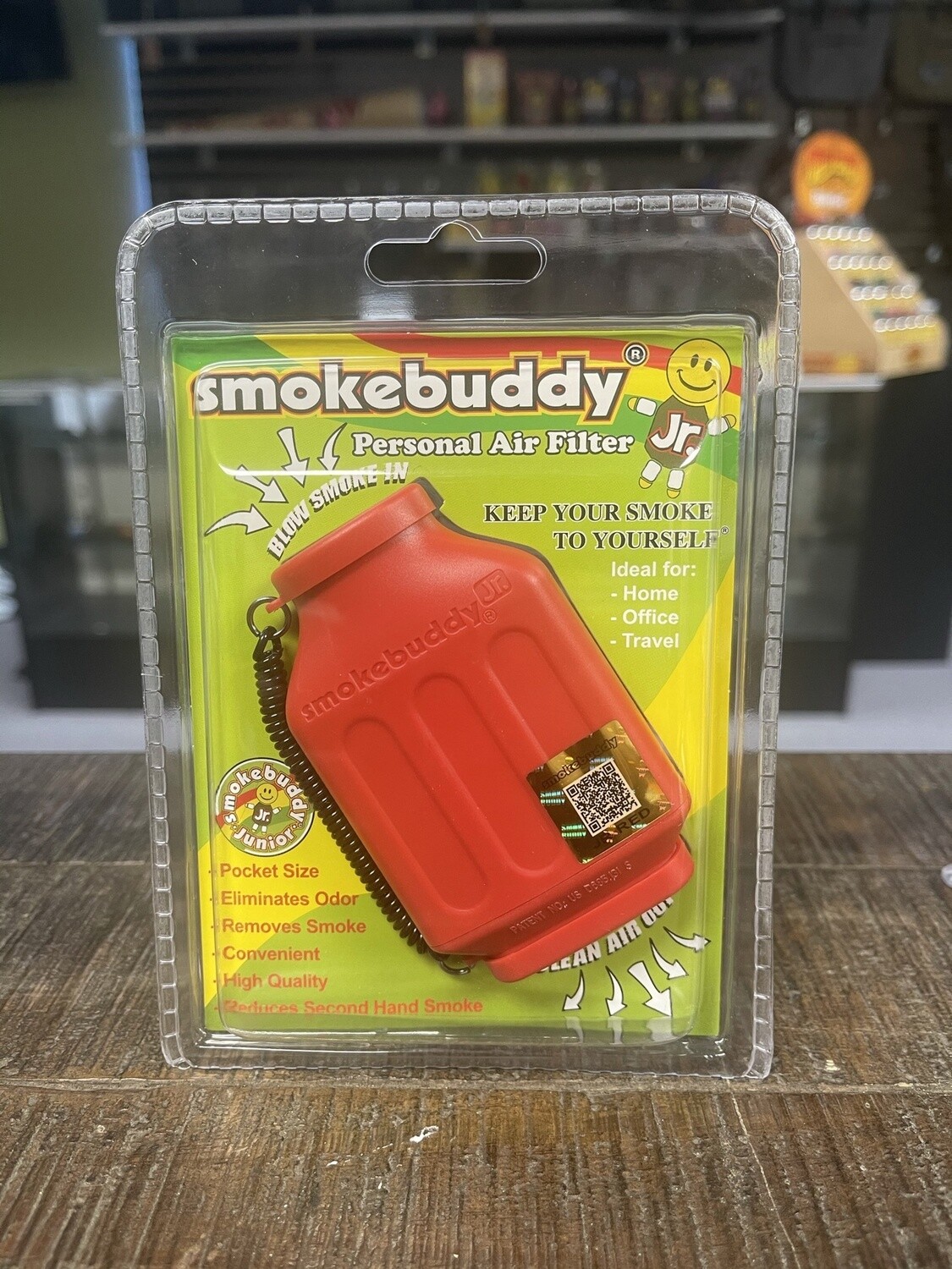 Smoke Buddy JrPersonal Air Filter, Colour: red