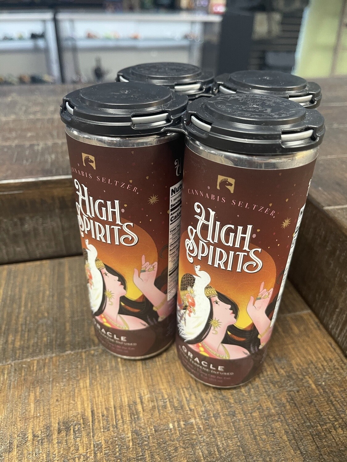 High Spirits Seltzer 3mg D9/15mg CBD, Type: Sativa