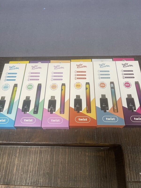Ugly House Slim Twist Pen Battery 320 mAh Adjustable Voltage