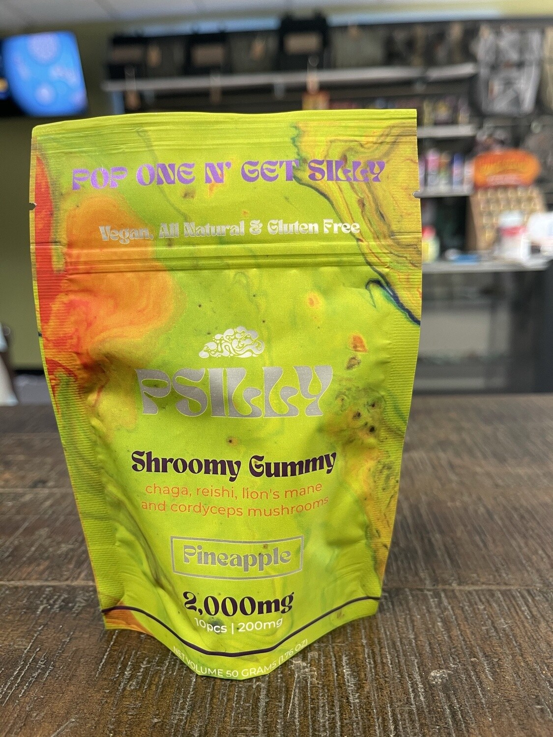 Psilly 2000mg Shroomy Gummies 10ct