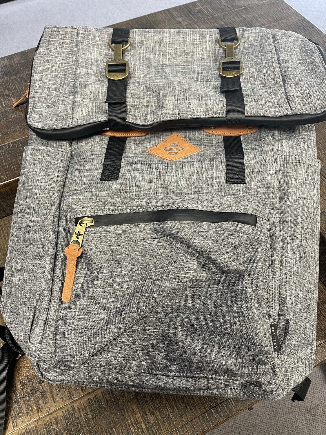 Drifter Rolltop Backpack (Revelry), Colour: Crosshatch Grey