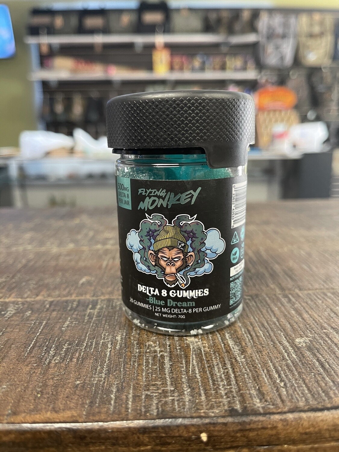 Flying Monkey 500mg Delta 8 Gummies (20ct), flavor: Blue Dreams
