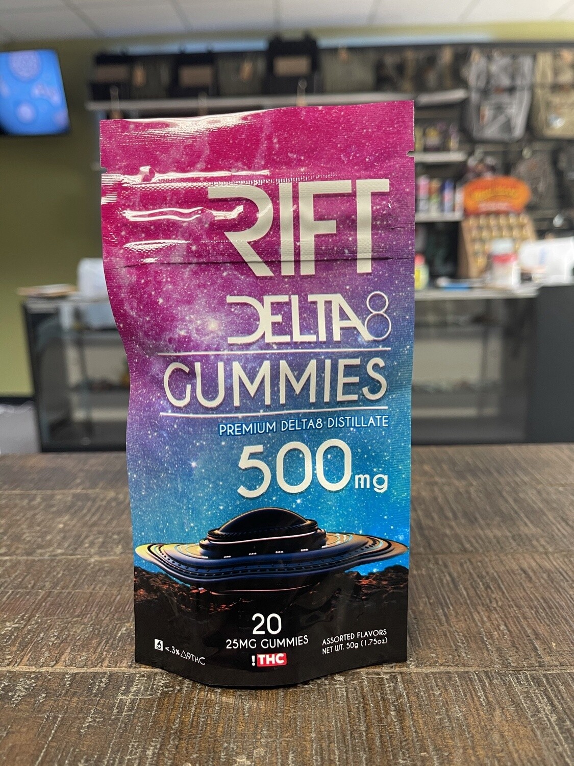 Rift 500mg Delta-8 Infused Gummies