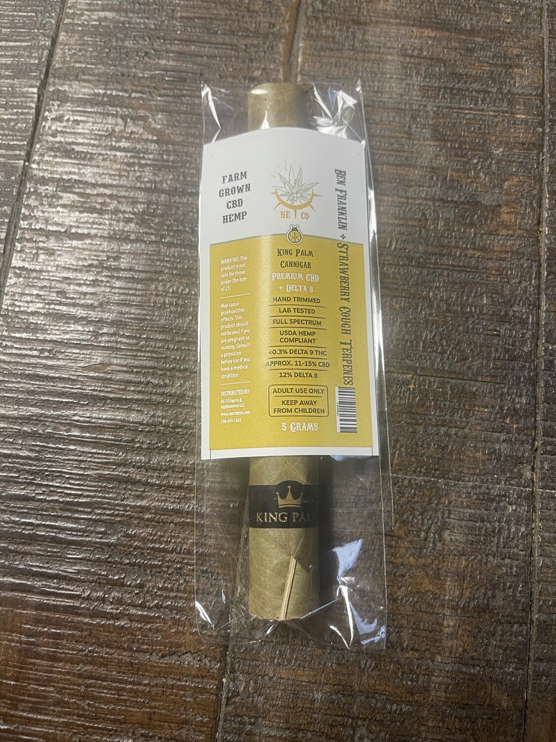 King Palm 5 Gram Delta 8 Cannagars W/Terps