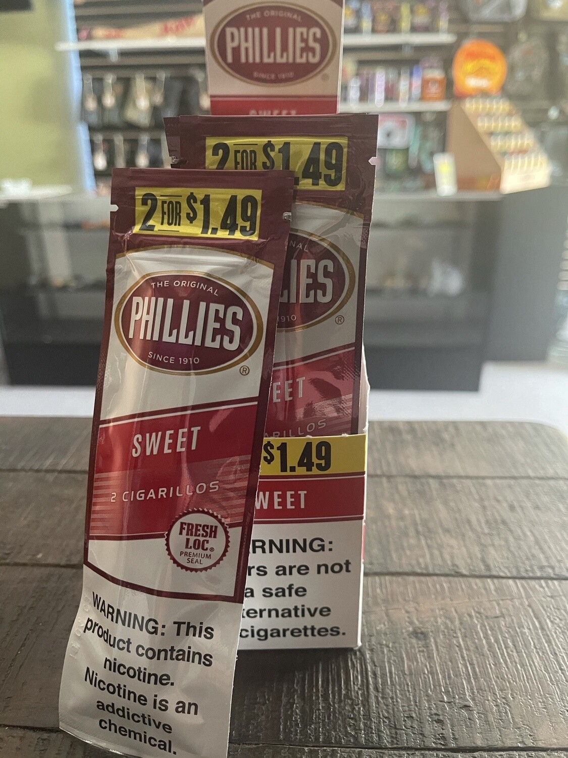Phillies Cigarillos (2ct), flavor: Sweet