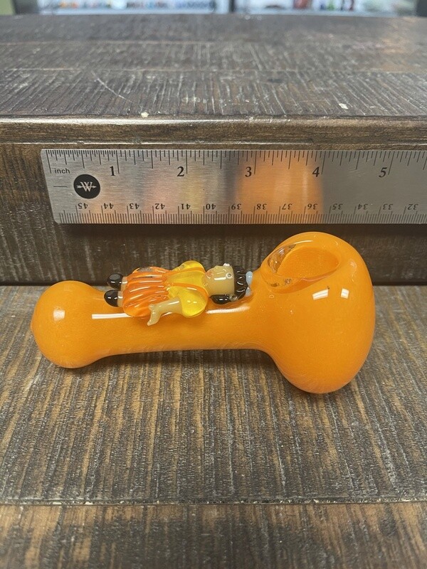 Squid Lady Glass Hand Pipe